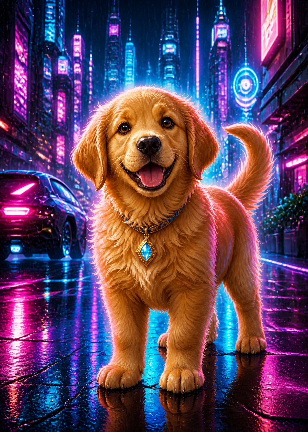 Cyberpunk style example