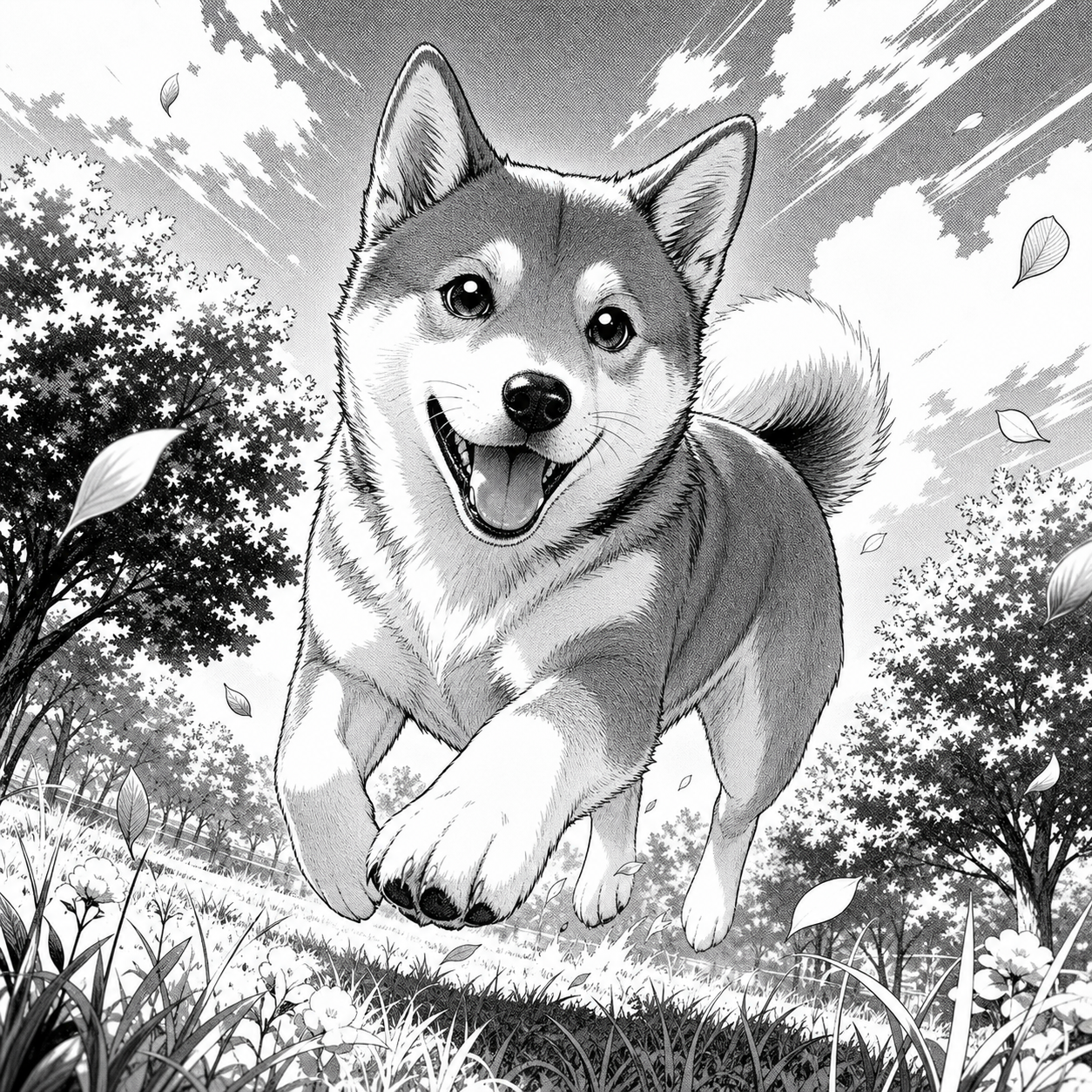 Manga style example
