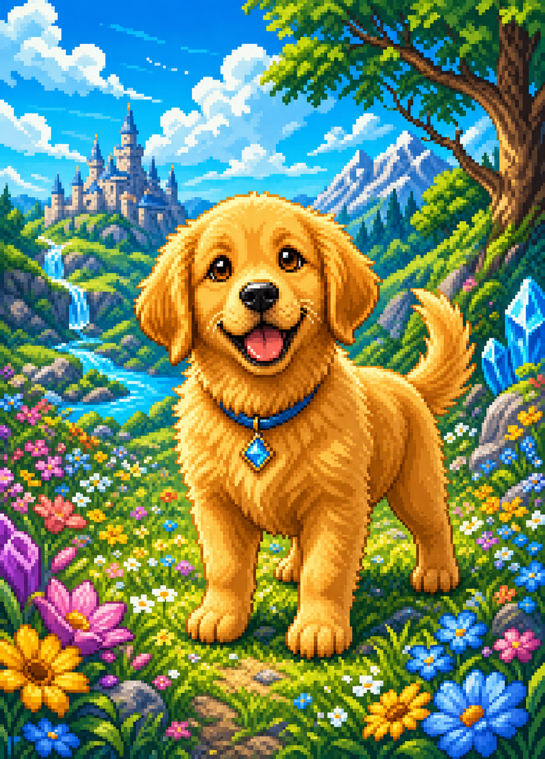 Pixel Art style example